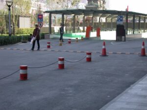 Entrance to the Kuntai Royal Hotel in Beijing